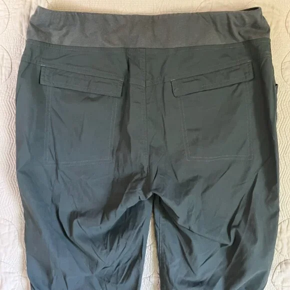 Royal Robbins Pants, Sz. M, Olive Green, pockets, adjustable length - Picture 6 of 16